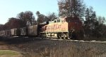 BNSF coal train DPU